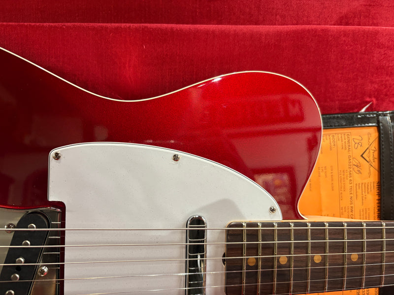 Fender Custom Shop '63 Telecaster Reissue NOS Candy Apple Red 2023