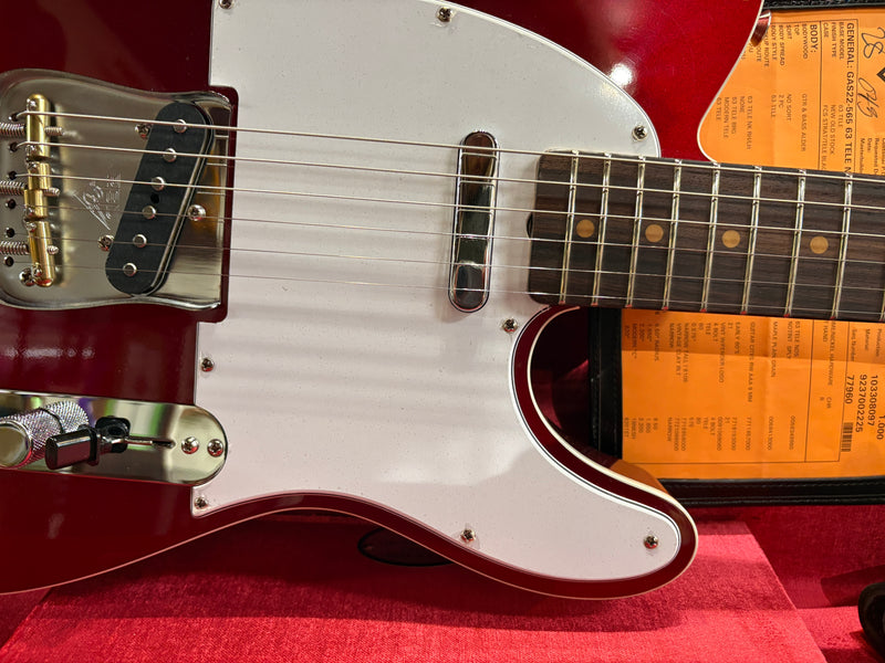 Fender Custom Shop '63 Telecaster Reissue NOS Candy Apple Red 2023