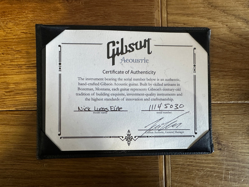 Gibson Custom Shop Nick Lucas Elite Honey Burst 2015