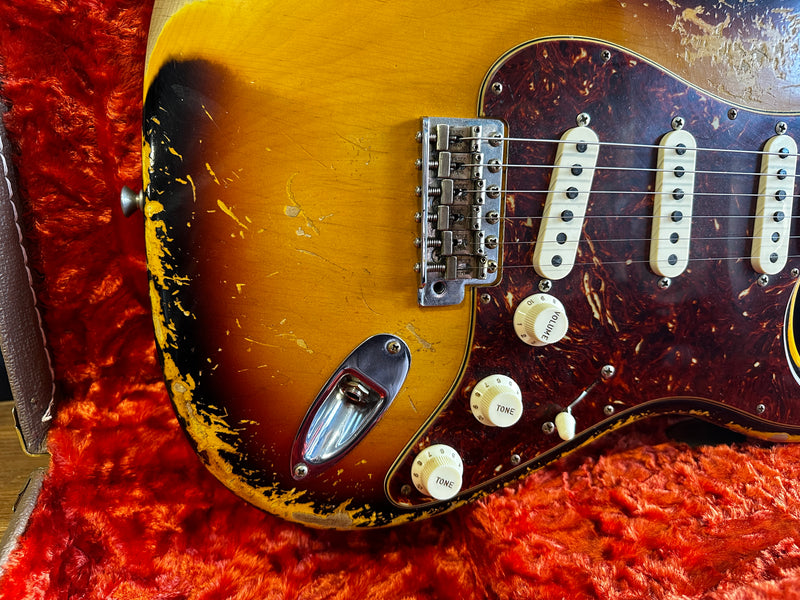 Fender Custom Shop Limted Edition Roasted Alder '61 Stratocaster Super Heavy Relic Sunburst 2023