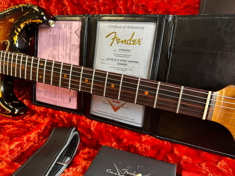 Fender Custom Shop Limted Edition Roasted Alder '61 Stratocaster Super Heavy Relic Sunburst 2023