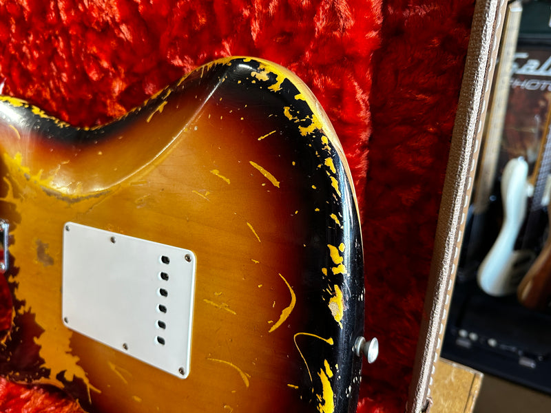 Fender Custom Shop Limted Edition Roasted Alder '61 Stratocaster Super Heavy Relic Sunburst 2023