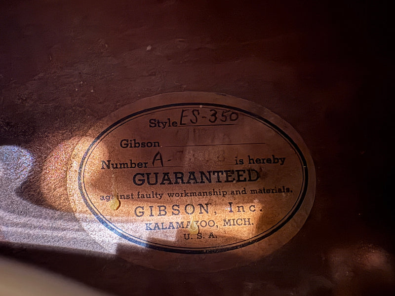 Gibson ES-350 Sunburst 1951