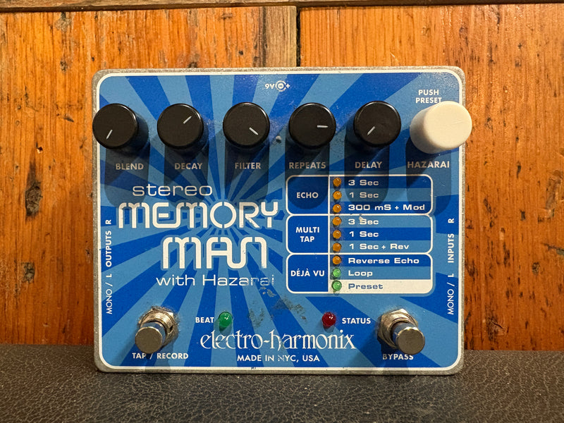 Electro-Harmonix Stereo Memory Man with Hazarai Delay