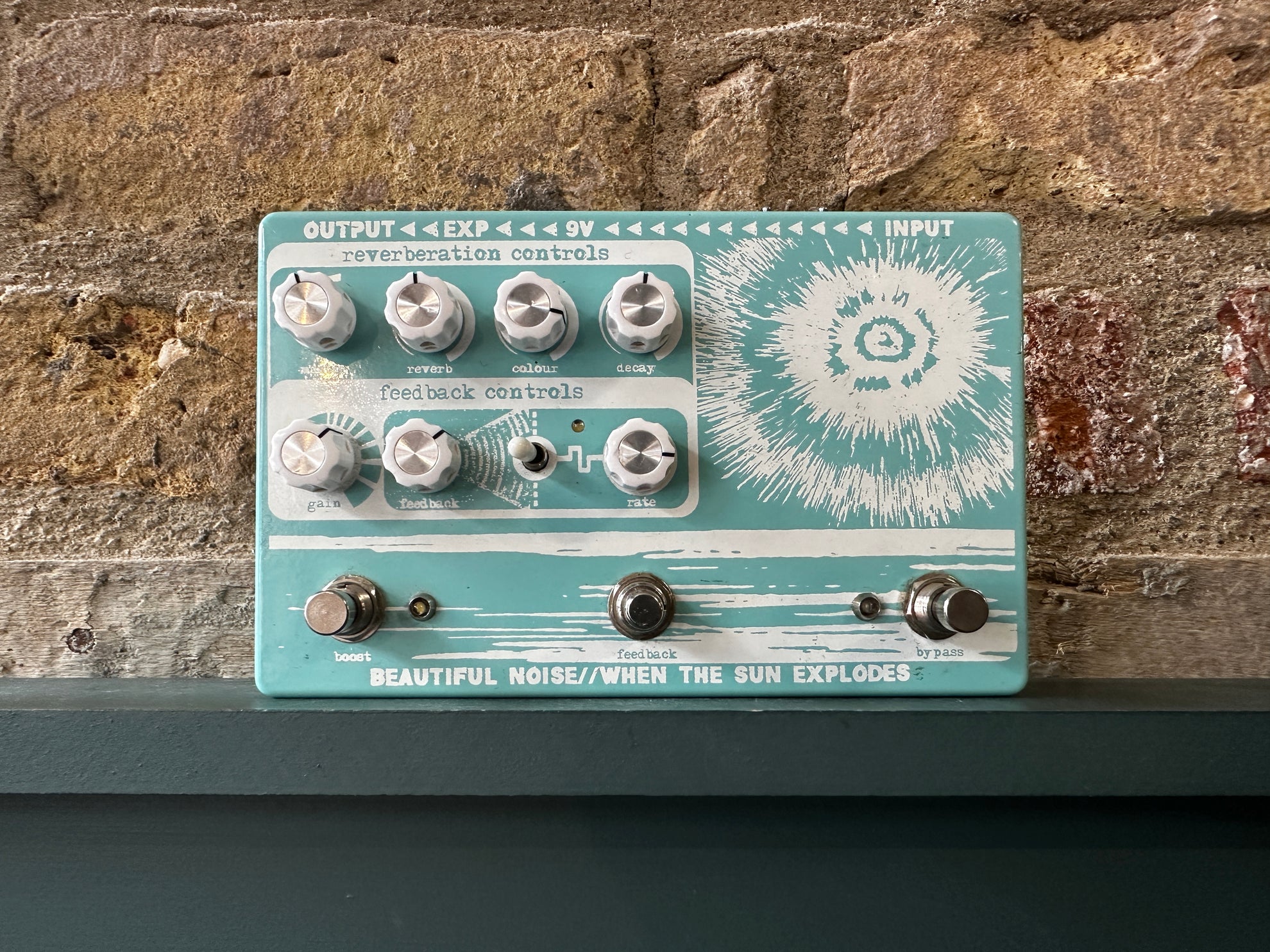 when the sun explodes pedal Beautiful Noise Effects When The Sun Explodes Reverb