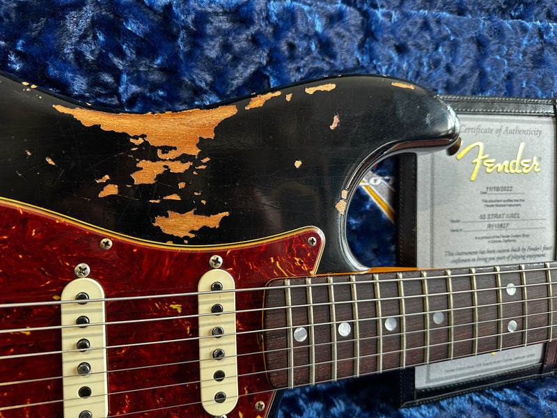 Fender Custom Shop '65 Stratocaster Heavy Relic Black 2022