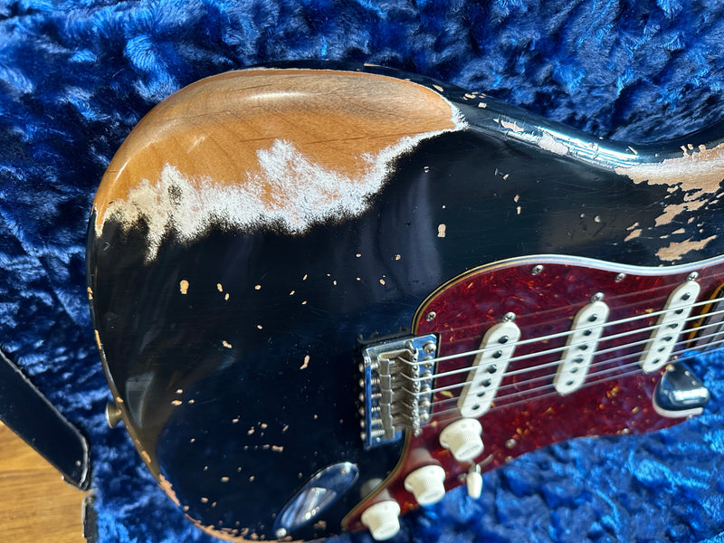Fender Custom Shop '65 Stratocaster Heavy Relic Black 2022