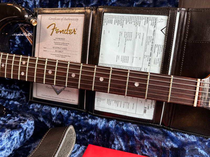 Fender Custom Shop '65 Stratocaster Heavy Relic Black 2022