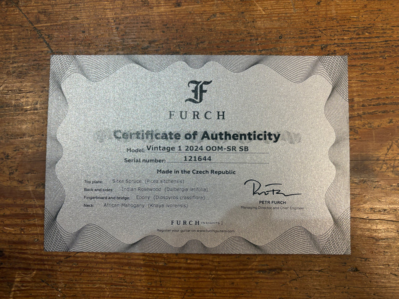Furch Vintage 1 OOM-SR Sunburst 2024