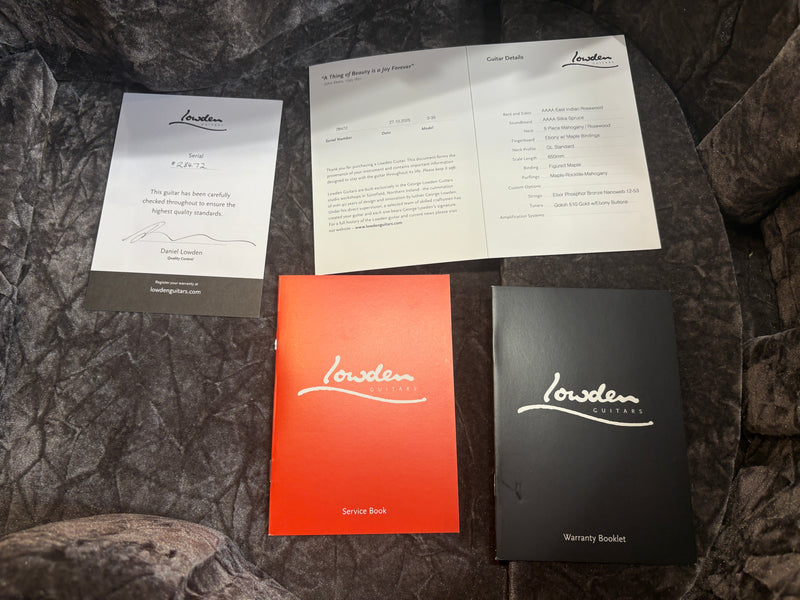 Lowden O-35 Sitka Spruce/East Indian Rosewood