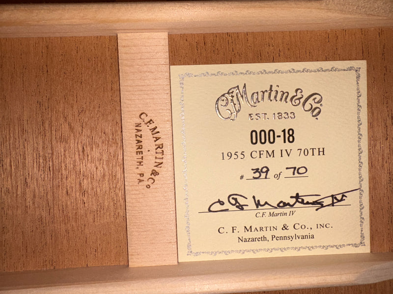 Martin Guitar 000-18 1955 CFM IV 70th Limited Edition