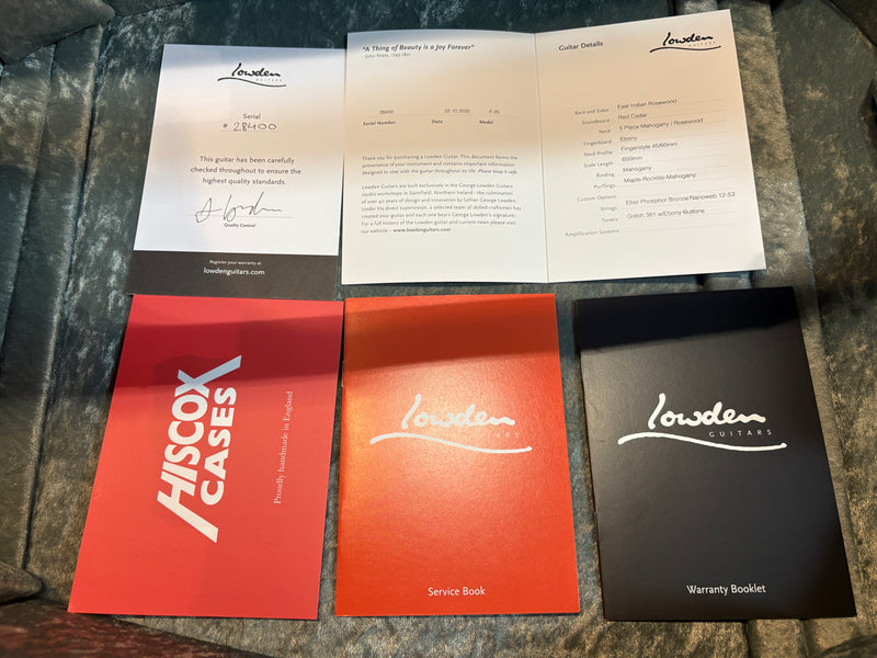 Lowden F-25 Red Cedar/East Indian Rosewood