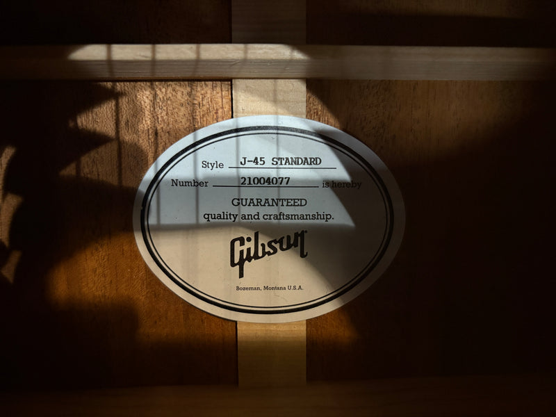 Gibson J-45 Standard Vintage Sunburst 2024