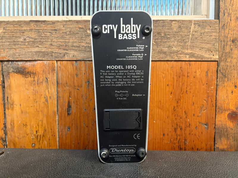 Dunlop 105Q Cry Baby Bass Wah