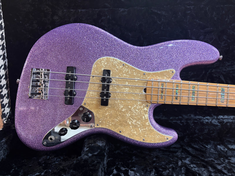 Fender Adam Clayton Artist Series Signature Jazz Bass Purple Sparkle 2017