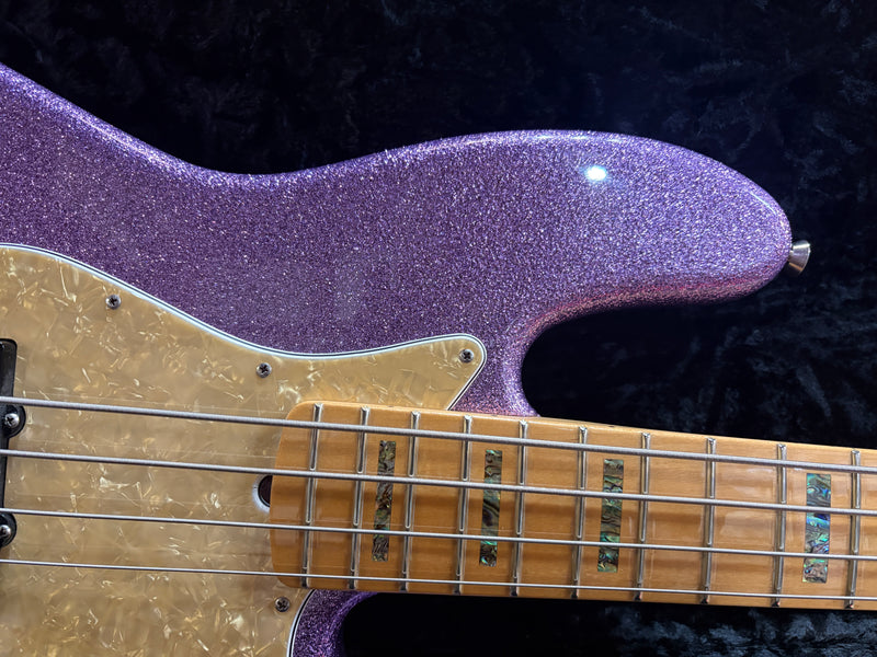 Fender Adam Clayton Artist Series Signature Jazz Bass Purple Sparkle 2017