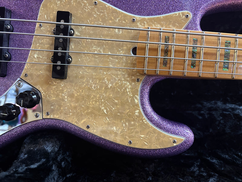 Fender Adam Clayton Artist Series Signature Jazz Bass Purple Sparkle 2017