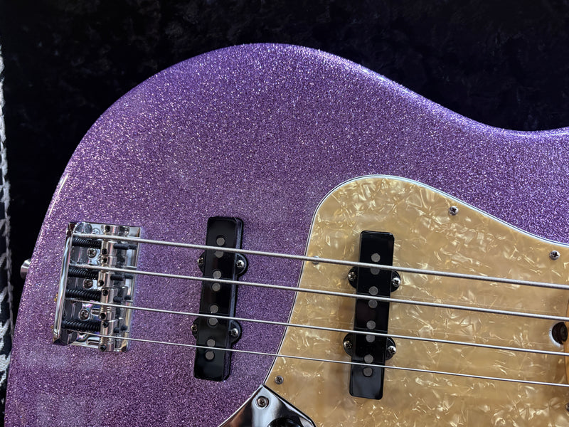 Fender Adam Clayton Artist Series Signature Jazz Bass Purple Sparkle 2017