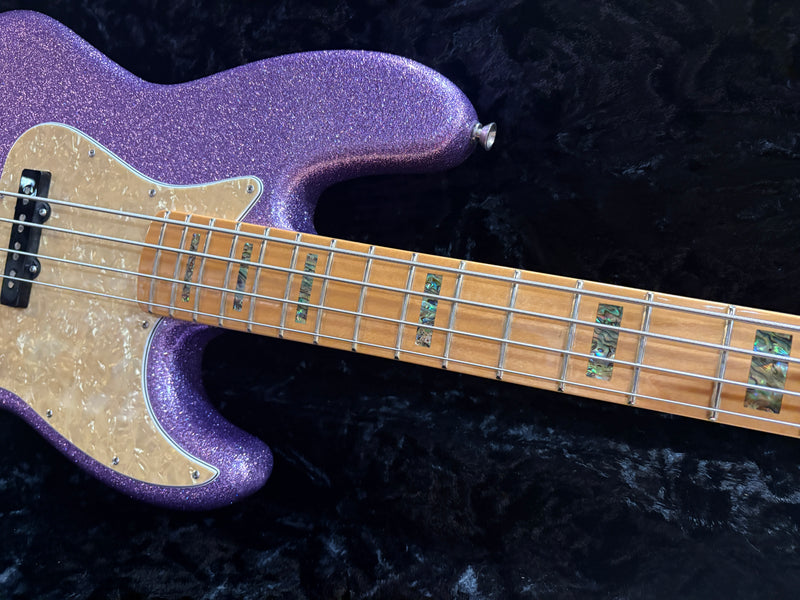 Fender Adam Clayton Artist Series Signature Jazz Bass Purple Sparkle 2017