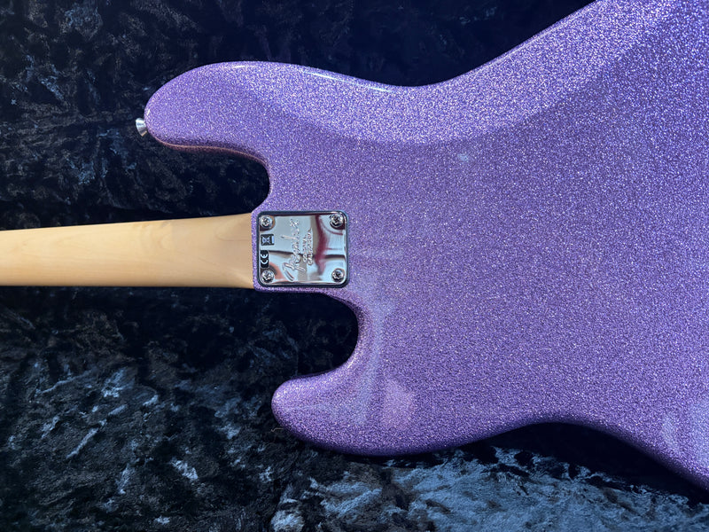 Fender Adam Clayton Artist Series Signature Jazz Bass Purple Sparkle 2017
