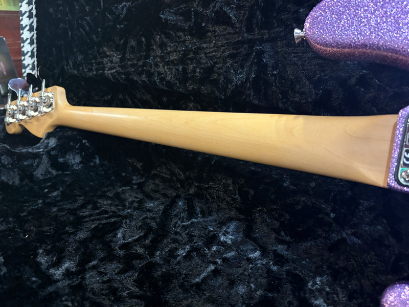 Fender Adam Clayton Artist Series Signature Jazz Bass Purple Sparkle 2017