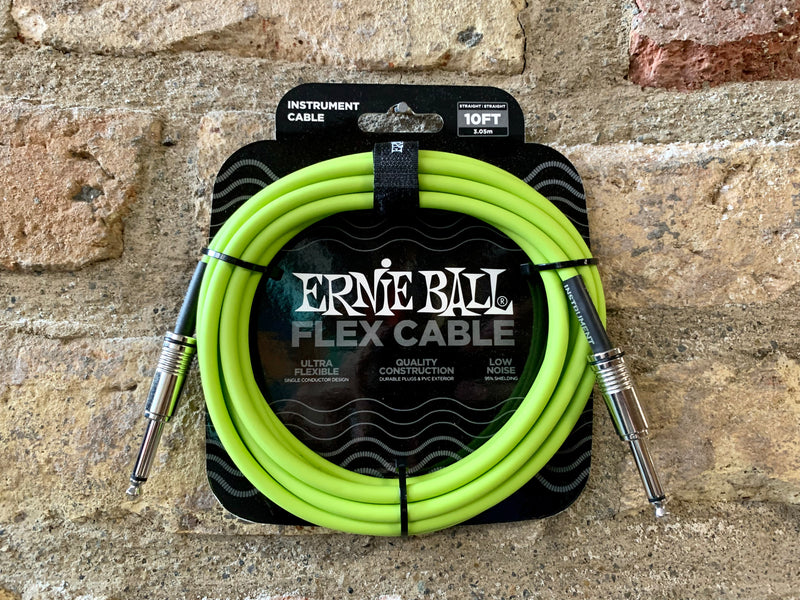 Ernie Ball Flex Cable 10ft - Green