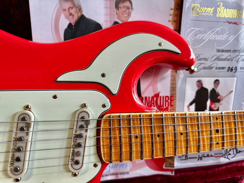 Burns Shadows Custom Signature Limited Edition Fiesta Red 2005