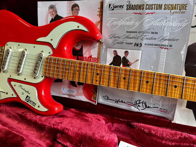 Burns Shadows Custom Signature Limited Edition Fiesta Red 2005