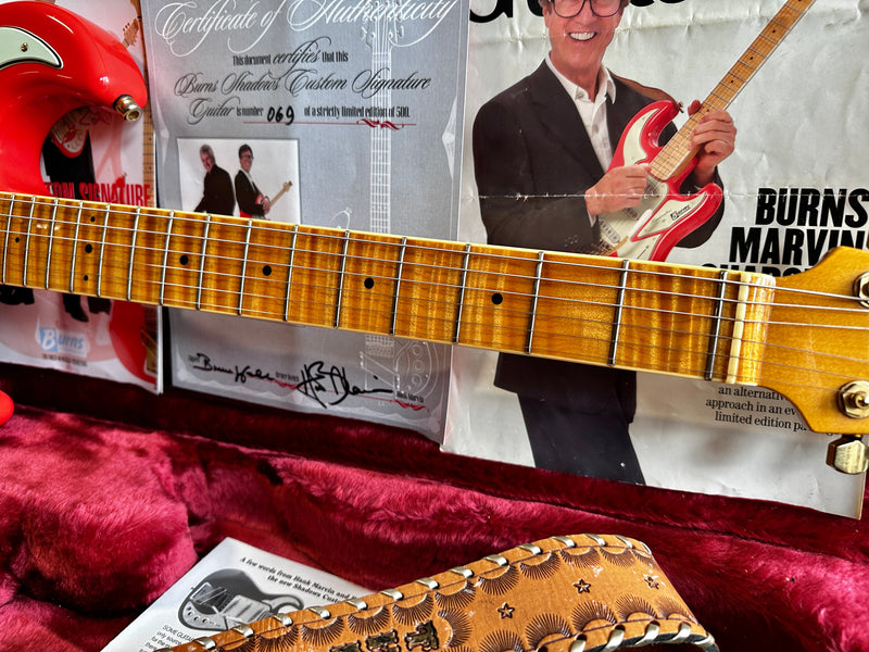 Burns Shadows Custom Signature Limited Edition Fiesta Red 2005
