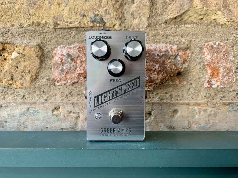 Greer Amps Lightspeed Organic Overdrive Moonshot Silver
