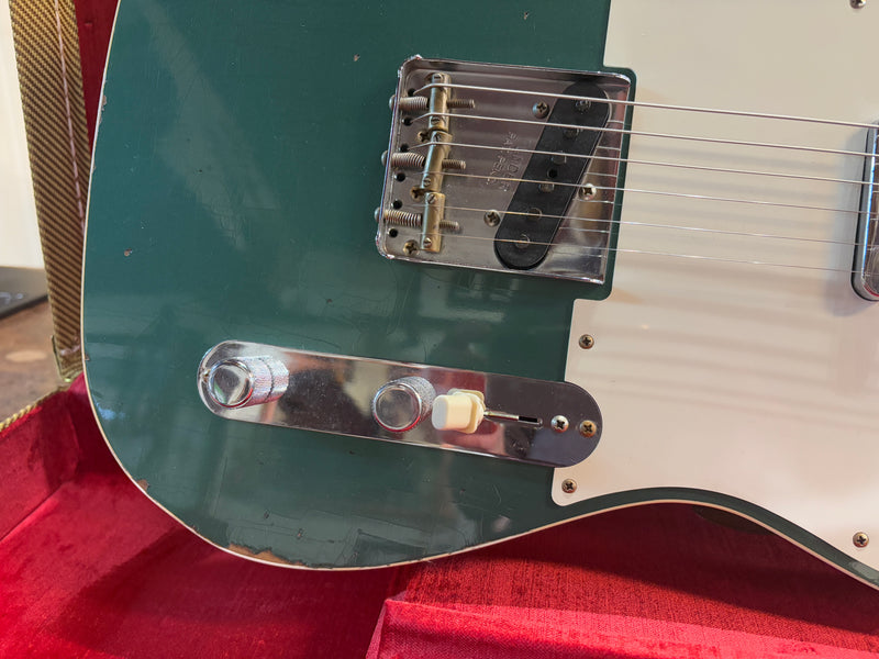 Fender Custom Shop '59 Telecaster Custom Relic Maple Aged Sherwood Green Metallic 2024