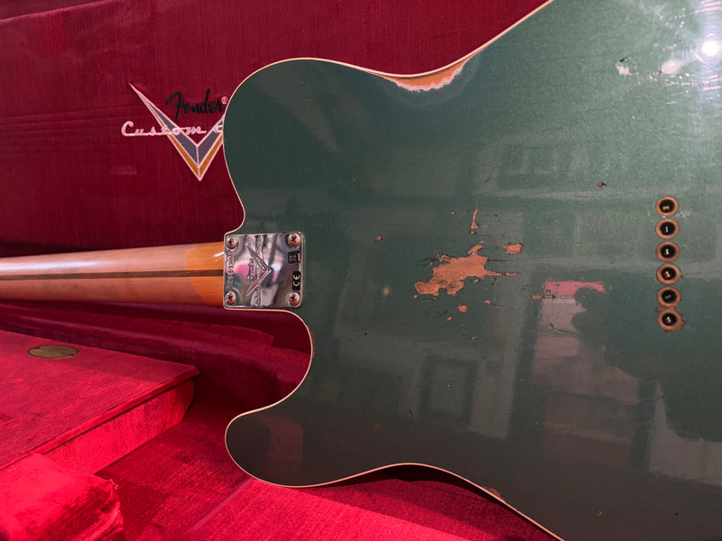 Fender Custom Shop '59 Telecaster Custom Relic Maple Aged Sherwood Green Metallic 2024