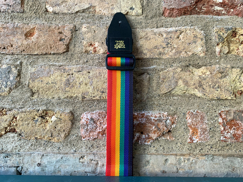 Ernie ball rainbow guitar strap discount