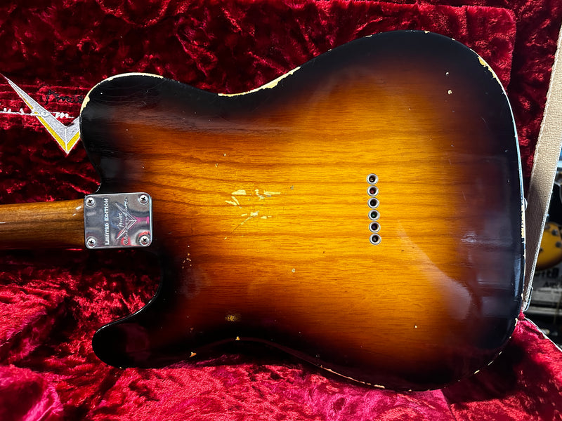 Fender Custom Shop '50s Thinline Telecaster Relic Rosewood Neck Limited Edition Sunburst 2016