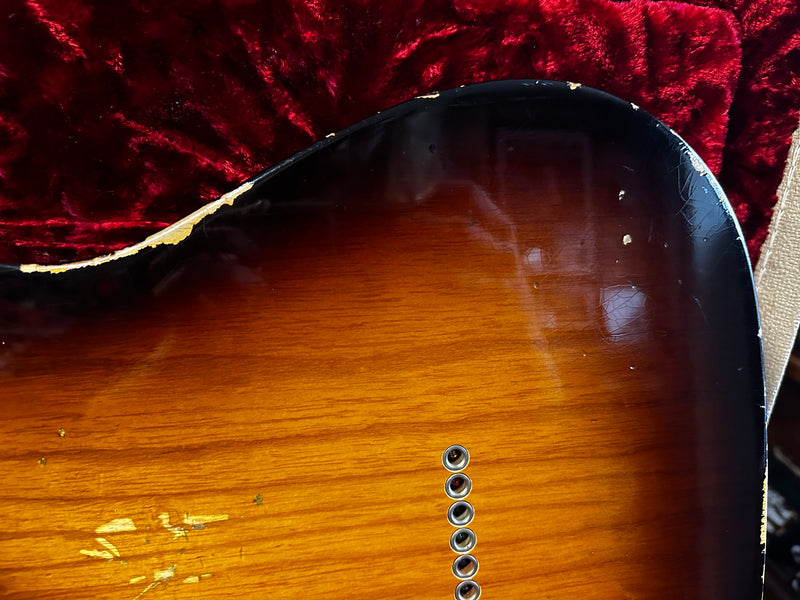Fender Custom Shop '50s Thinline Telecaster Relic Rosewood Neck Limited Edition Sunburst 2016