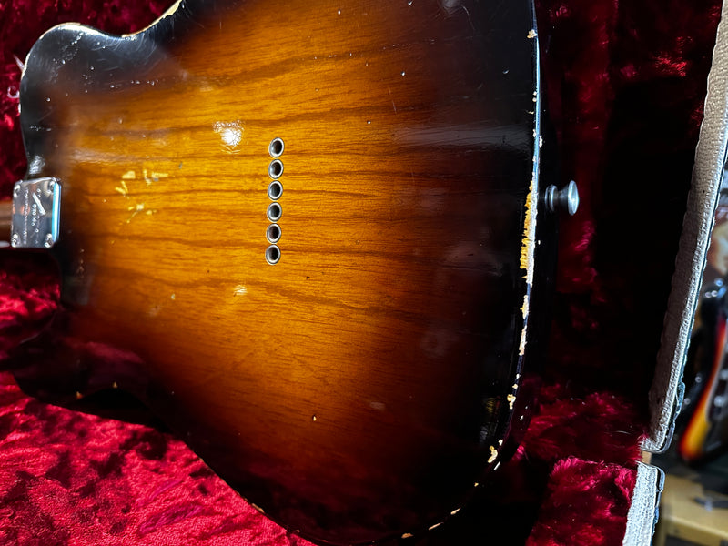 Fender Custom Shop '50s Thinline Telecaster Relic Rosewood Neck Limited Edition Sunburst 2016