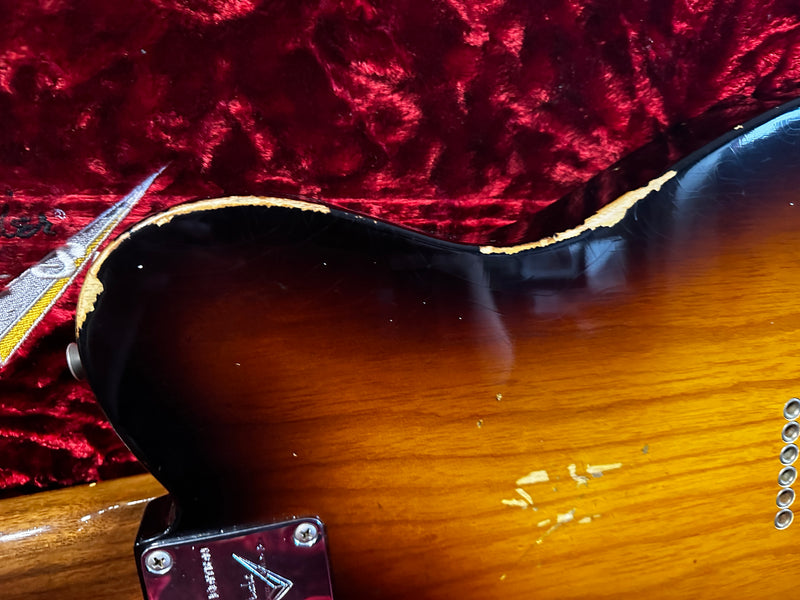 Fender Custom Shop '50s Thinline Telecaster Relic Rosewood Neck Limited Edition Sunburst 2016