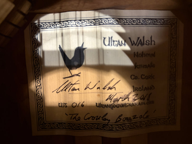 Ultan Walsh Irish Bouzouki 2018