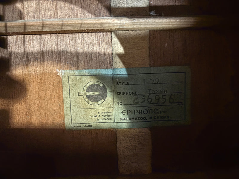 Epiphone FT-79 Texan Sunburst 1964