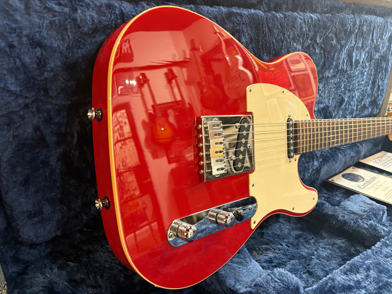 Schecter USA Custom Shop Mark Knopfler Spec PT SS Dakota Red 2020