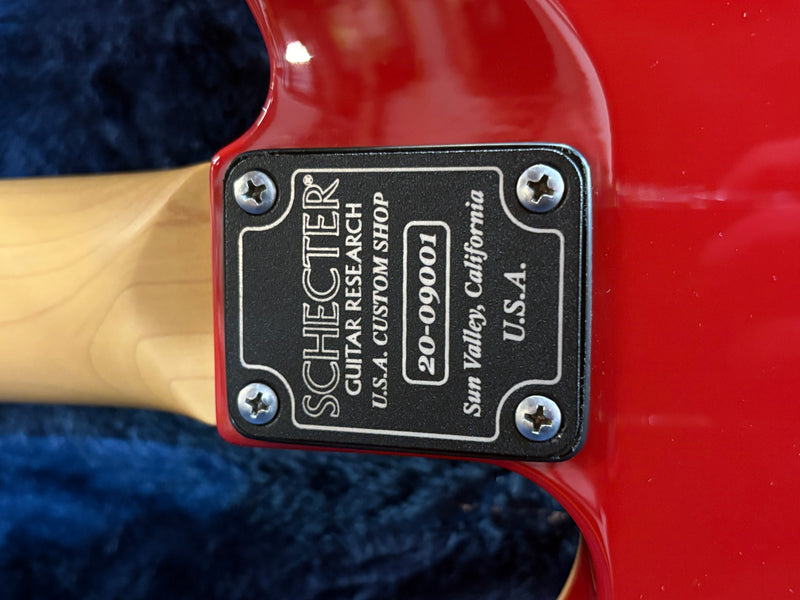 Schecter USA Custom Shop Mark Knopfler Spec PT SS Dakota Red 2020