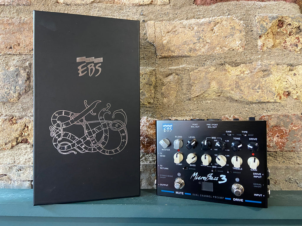 EBS MicroBass 3 Bass Preamp Some Neck Guitars