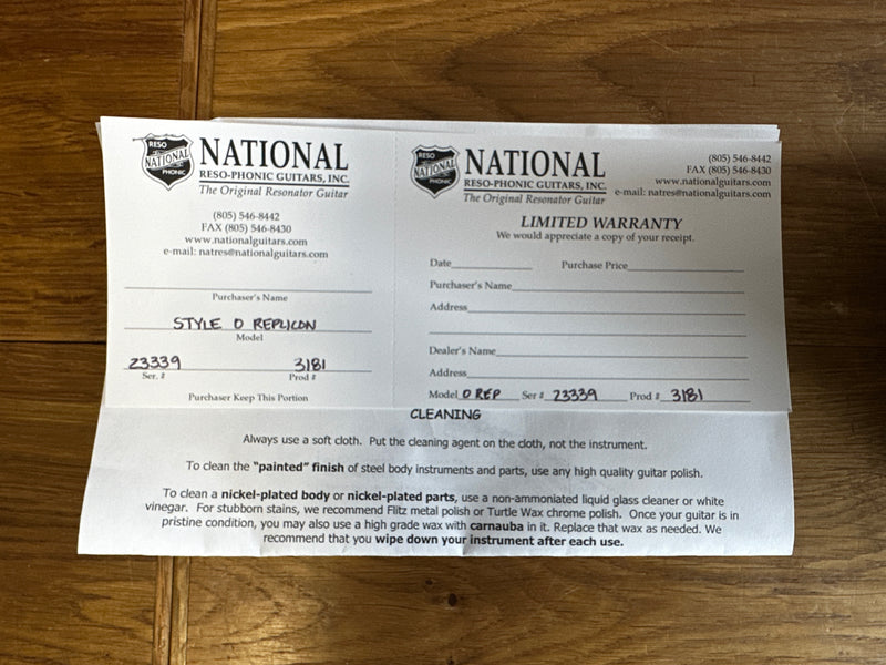 National Style O Replicon 12 Fret 2020