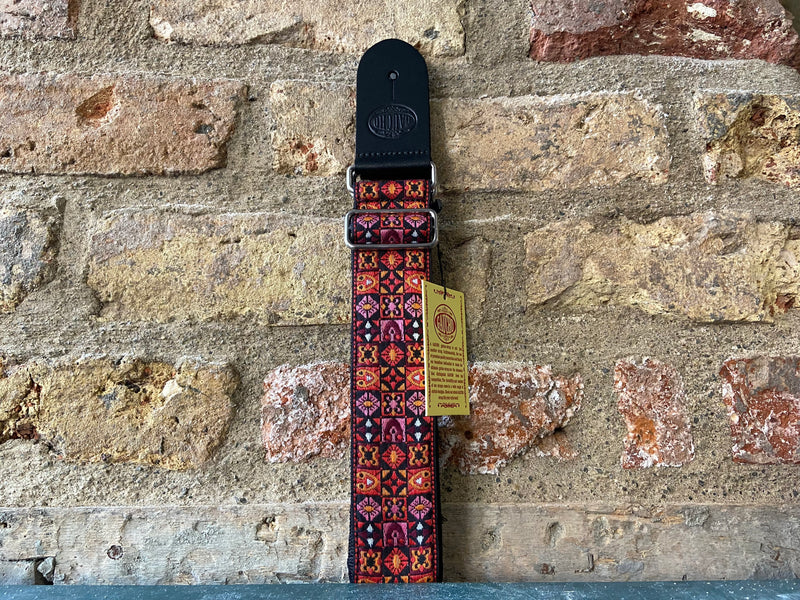 Gaucho GST-186-OR Traditional Jacquard Strap Orange Mosaic