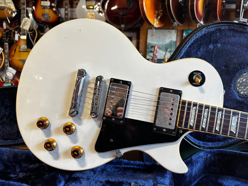 Gibson Les Paul Standard Polaris White Refinish 1978