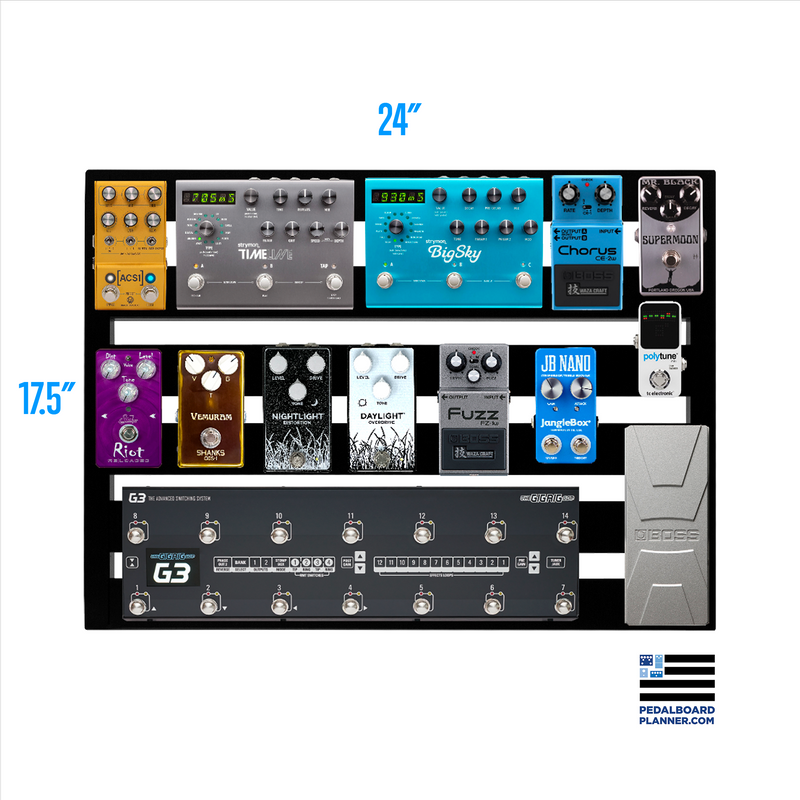 Pedaltrain Extra Deep XD-24 Pedal Board w/Softcase