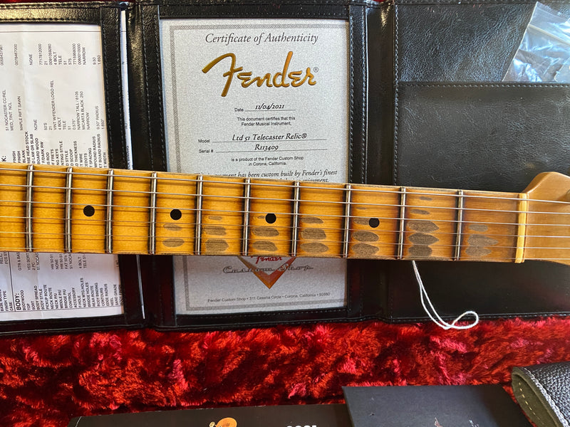 Fender Custom Shop W21 '51 Telecaster Relic Limited Edition Sherwood Green 2021