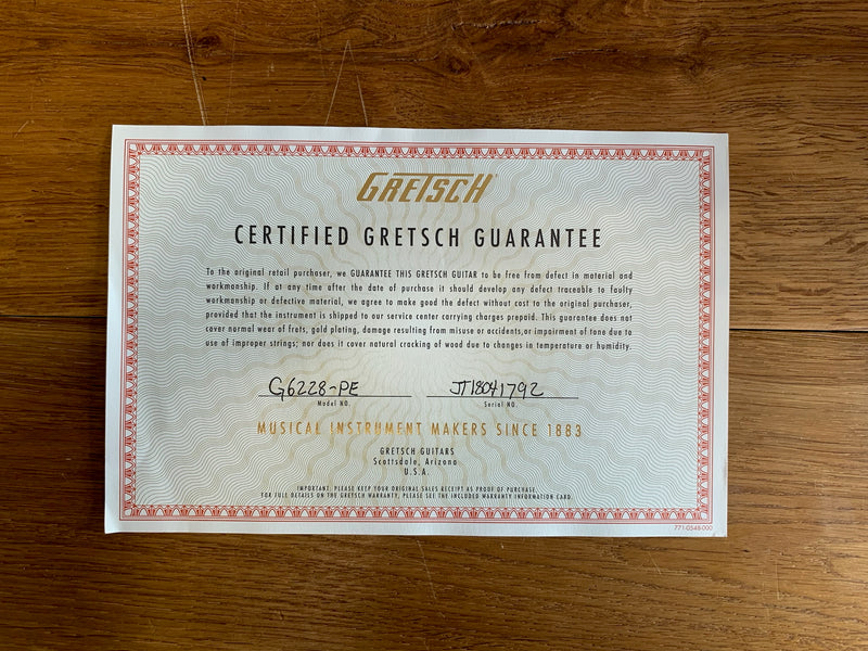 Gretsch G6228 Player's Edition Jet BT 2018