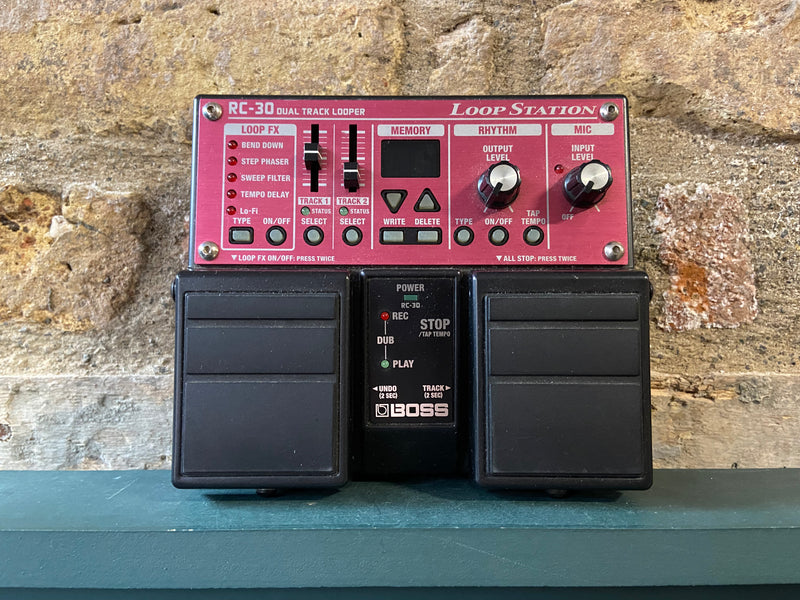 Boss RC30 Dual Track Looper Some Neck Guitars