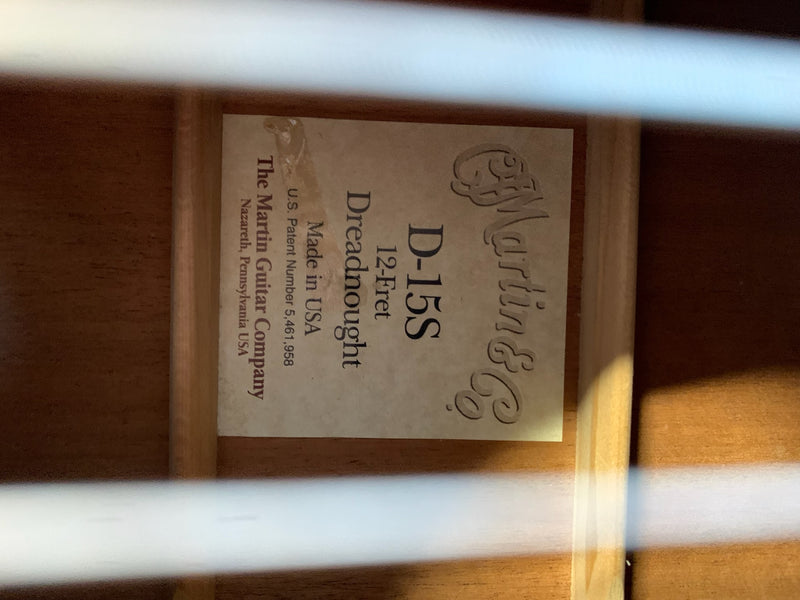 Martin D-15S 12-Fret 2006